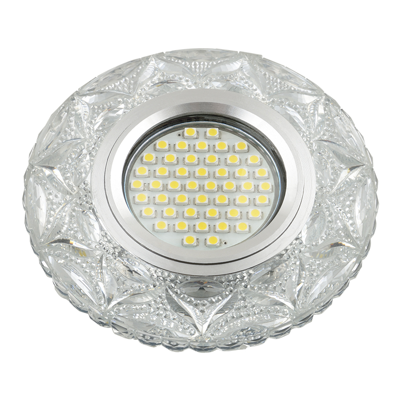 DLS-L149 GU5.3 GLASSY/CLEAR Светильник декоративный встраиваемый, серия Luciole. Без лампы, цоколь G DLS-L149 GU5.3 GLASSY/CLEAR Светильник декоративный встраиваемый, серия Luciole. Без лампы, цоколь G